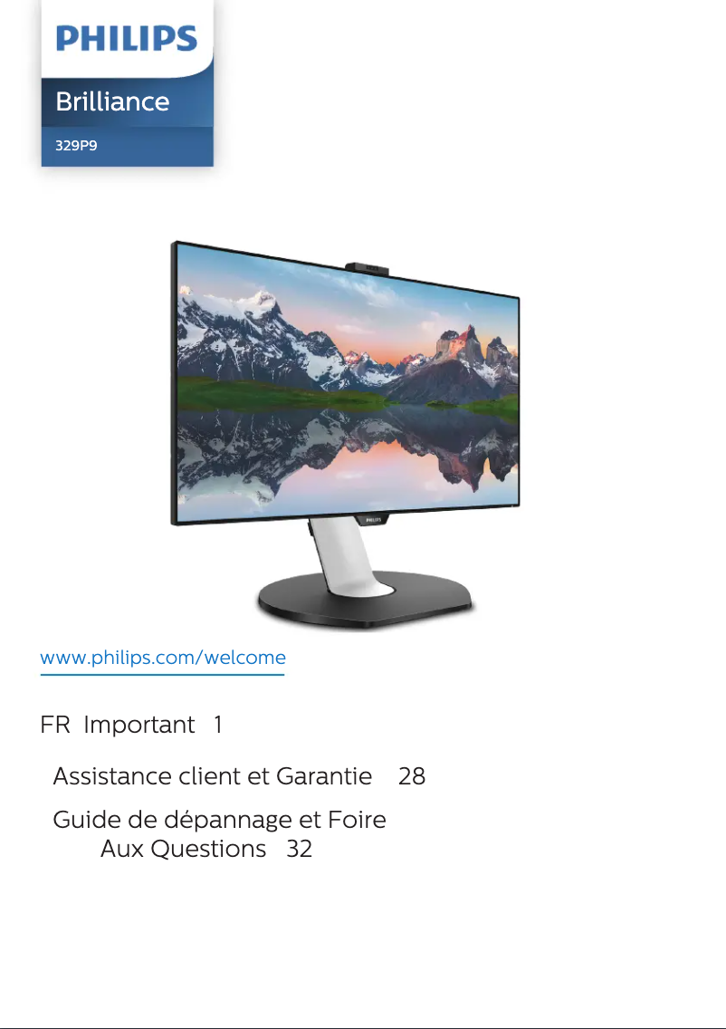 Página 1 del manual Manual de usuario Philips Brilliance 329P9H
