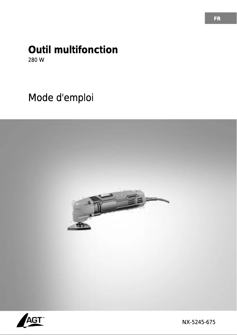 Image de la première page du manuel de l'appareil NX-5245