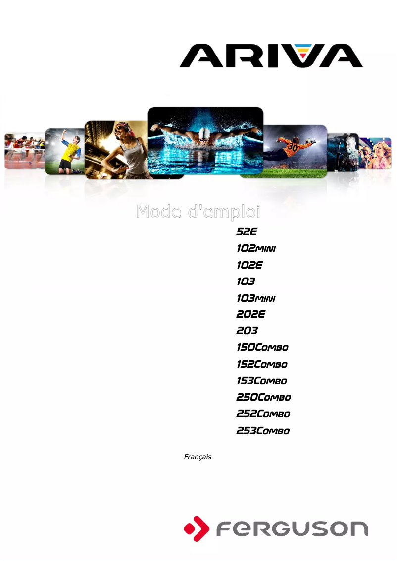 Page 1 of the manual User Manual Ferguson Ariva 202E