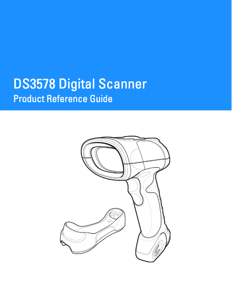 Page n°1 - Manuel utilisateur Zebra Symbol DS3578