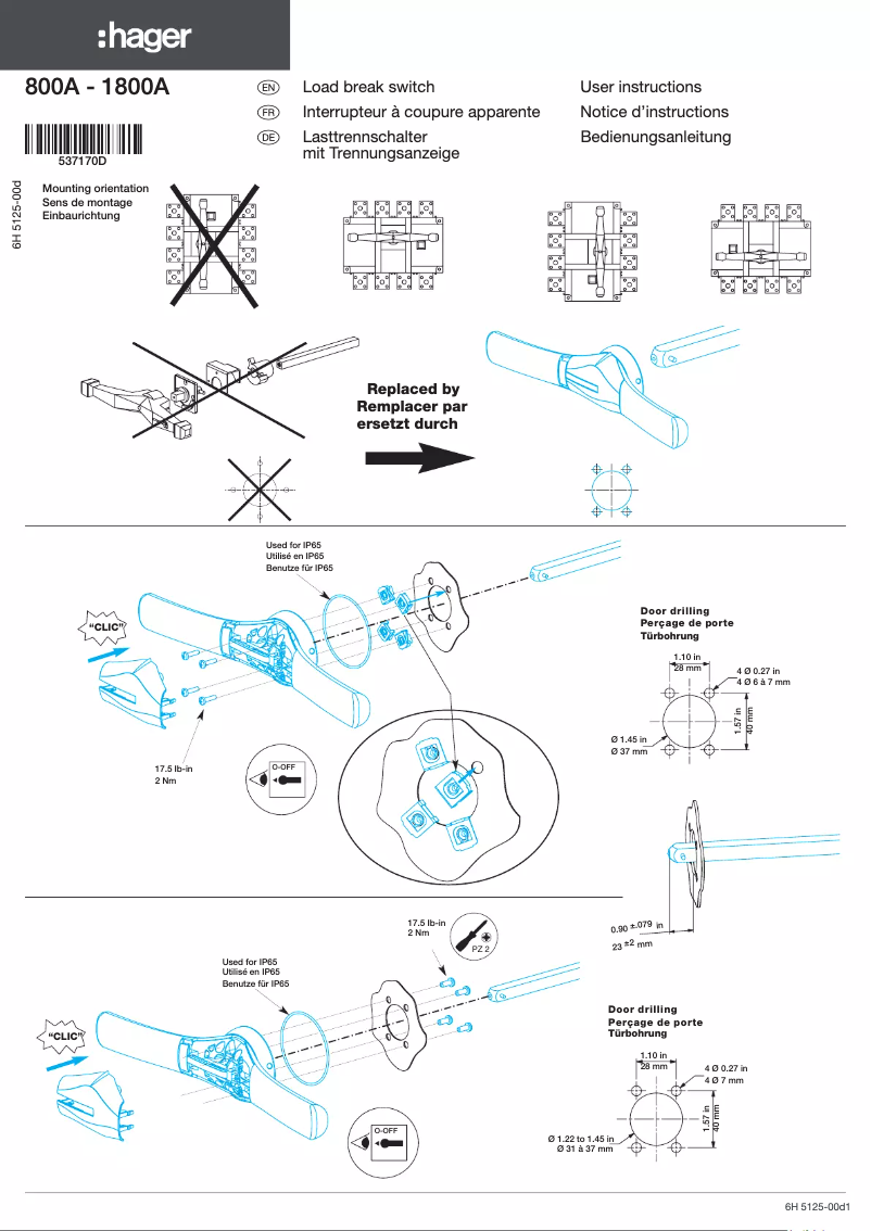 Página 1 del manual Manual de usuario Hager HA362