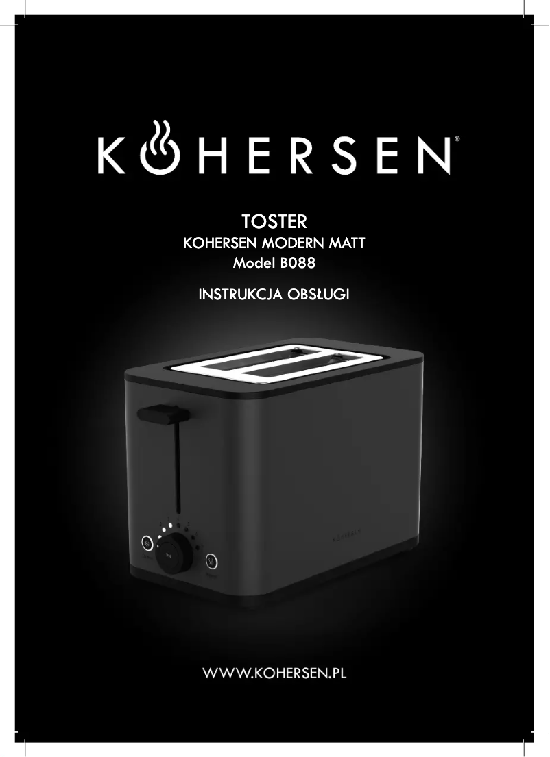 Page n°1 - Manuel utilisateur Kohersen B088