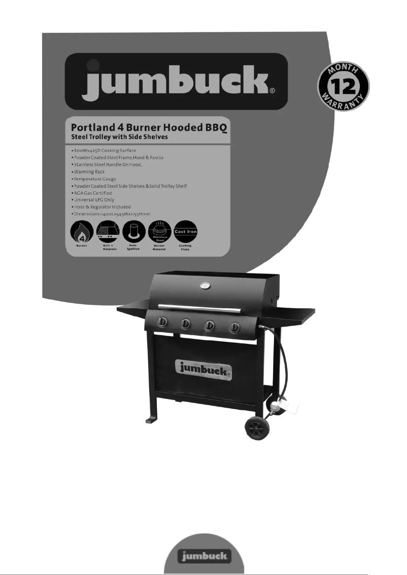 Page 1 de la notice Manuel utilisateur Jumbuck Portland