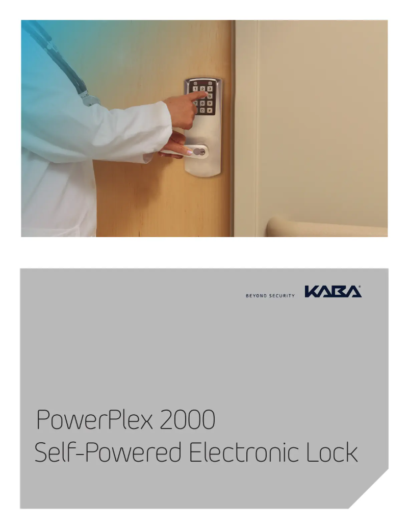 Page n°1 - Brochure Dormakaba PowerPlex 2000