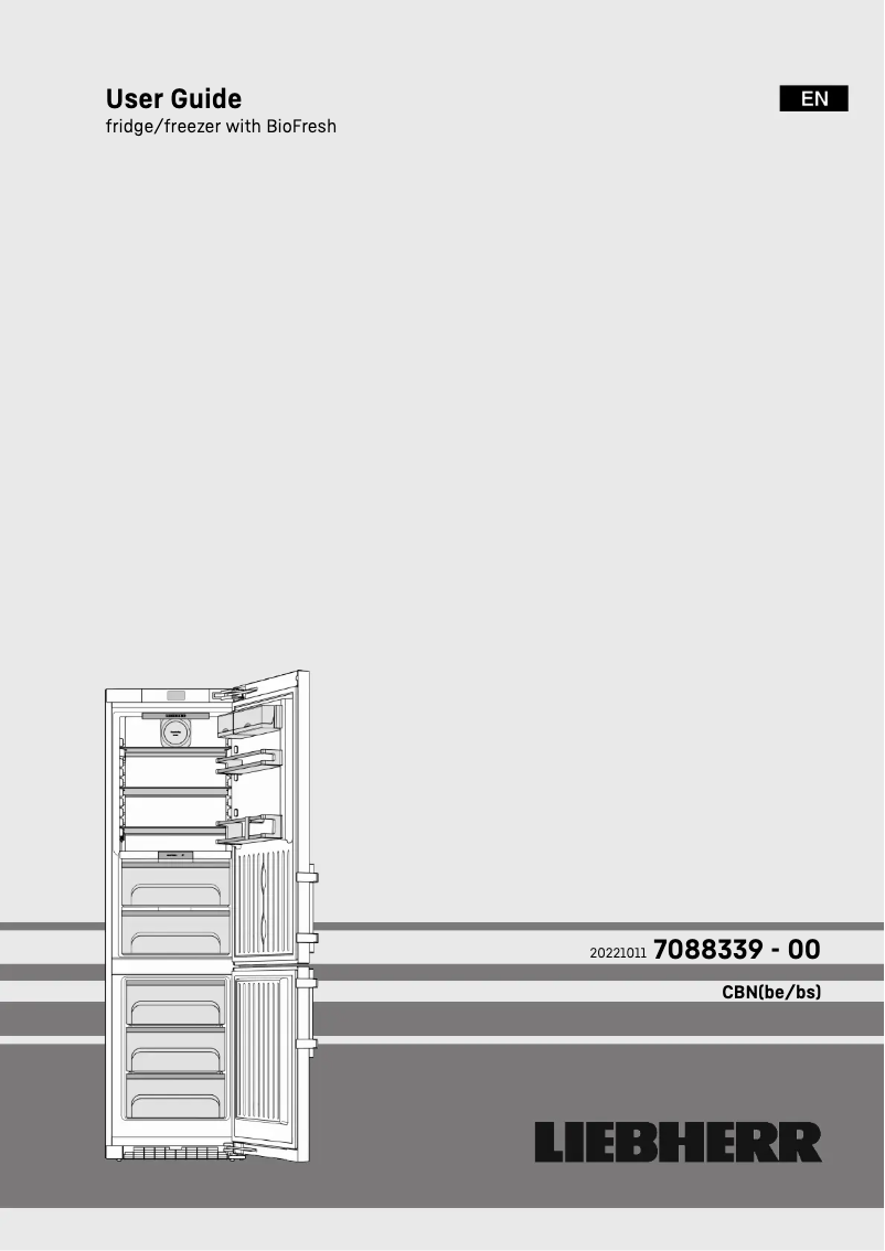 Page n°1 - Manuel utilisateur Liebherr CBNbe 5775