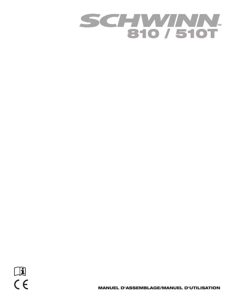 Page 1 de la notice Guide de démarrage rapide Schwinn 510T