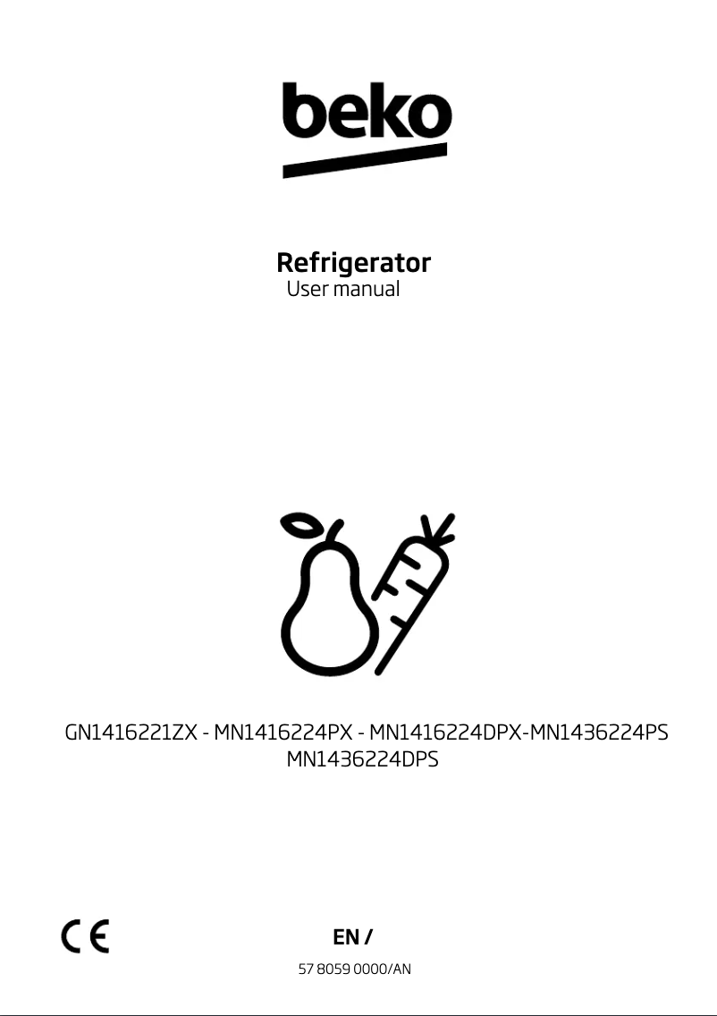 Image de la première page du manuel de l'appareil MN1436224