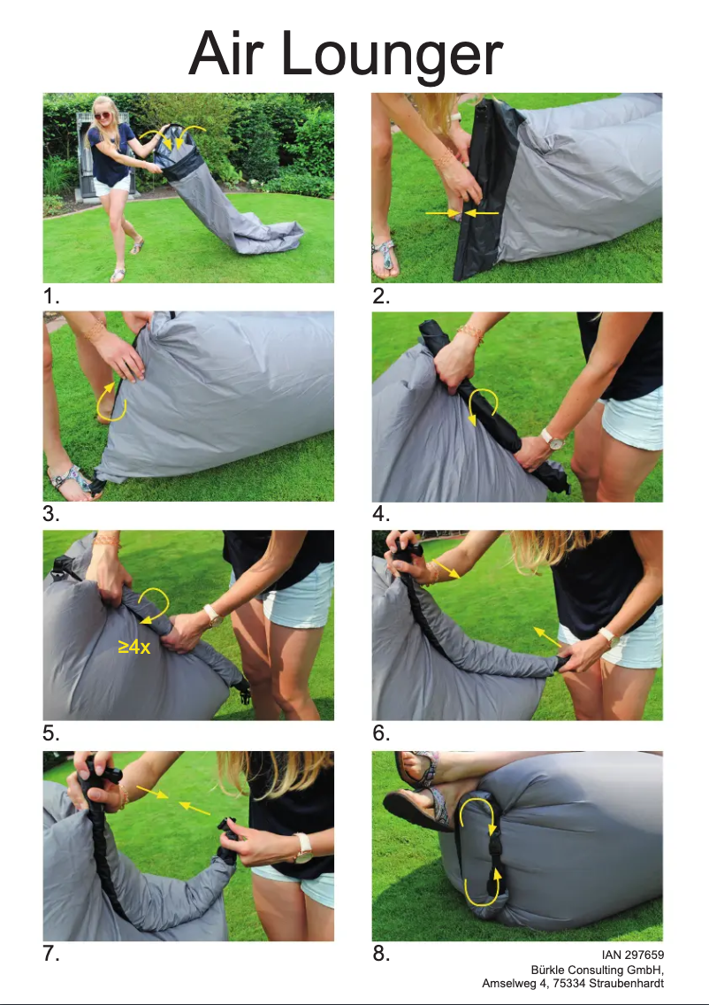 Page 1 de la notice Manuel utilisateur Crivit IAN 297659