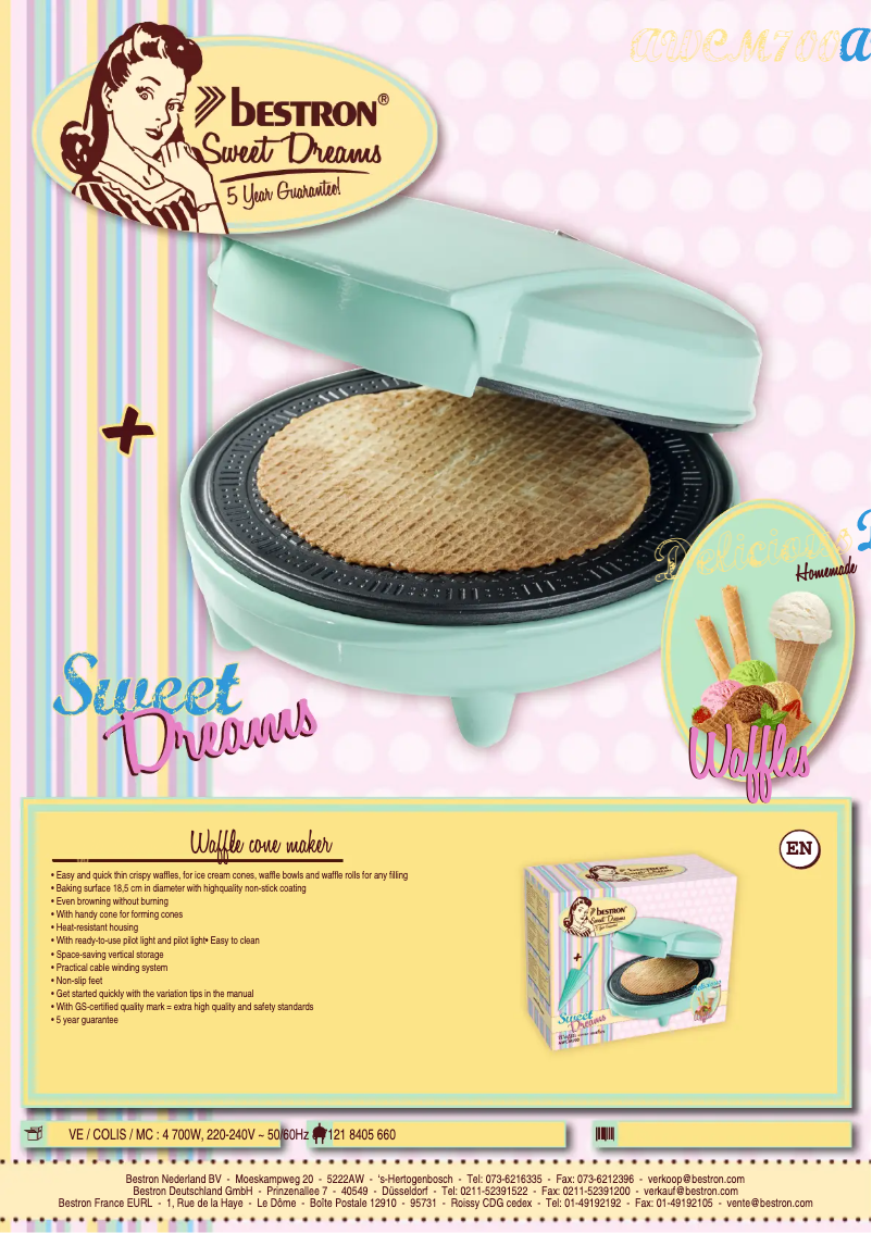 Image de la première page du manuel de l'appareil AWCM700