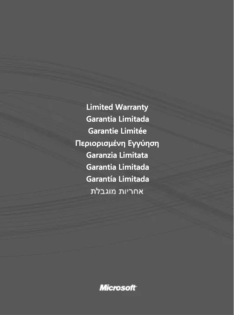 Página 1 del manual Manual de usuario Microsoft 3XJ-00016