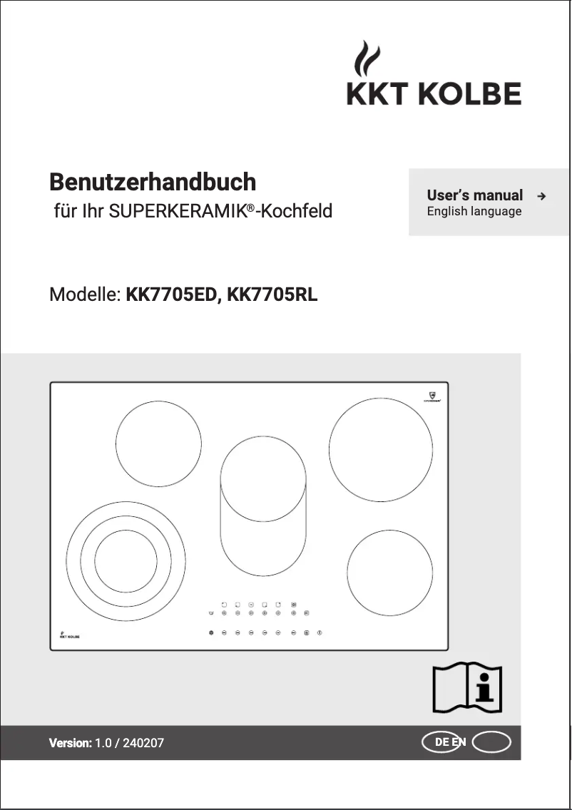 Image de la première page du manuel de l'appareil KK7705RL
