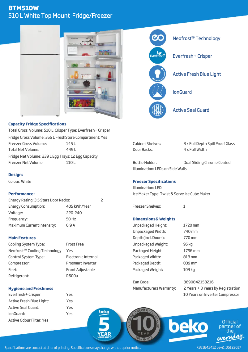 Image de la première page du manuel de l'appareil BTM510W