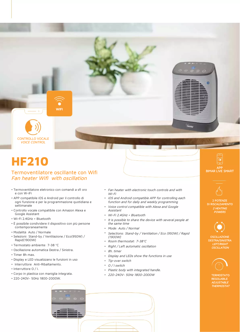 Image de la première page du manuel de l'appareil HF210