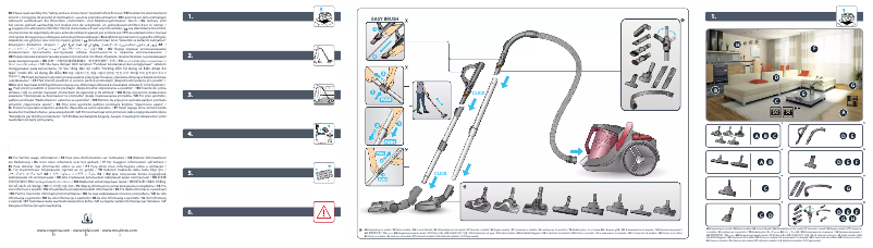 Page n°1 - Manuel utilisateur Rowenta Silence Force Cyclonic RO7230