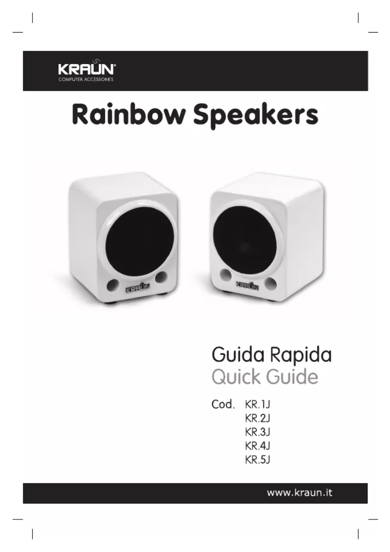 Page 1 de la notice Manuel utilisateur Kraun KR.5J