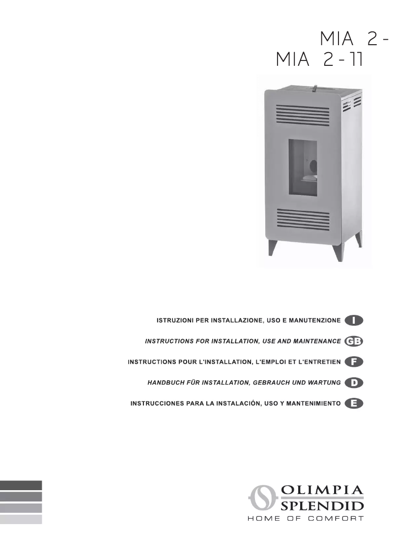 Imagen de la primera página del manual del dispositivo MIA 2 9