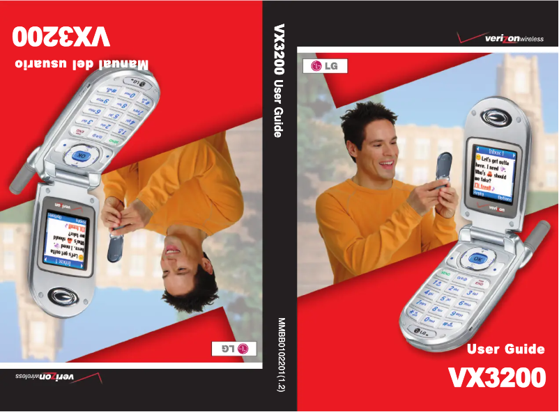 Image de la première page du manuel de l'appareil VX3200