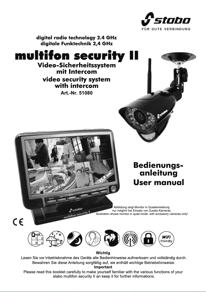 Página 1 del manual Manual de usuario Stabo Multifon security II