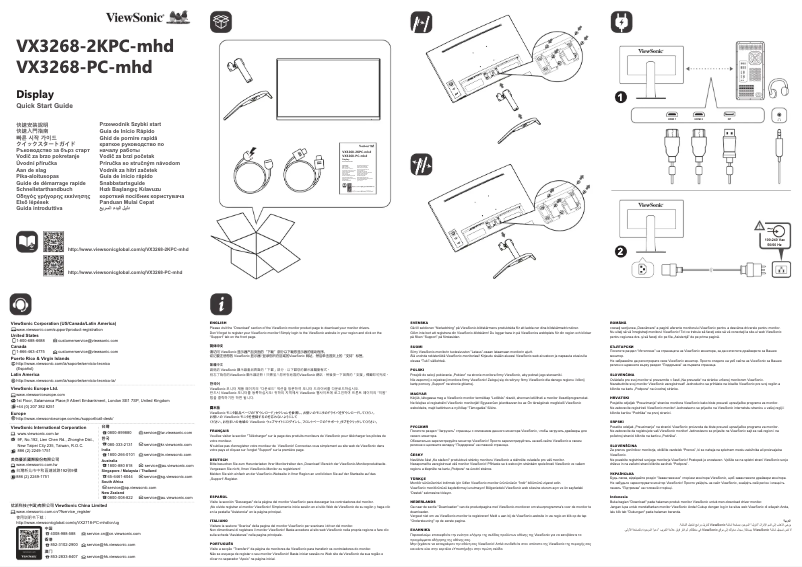 Página 1 del manual Manual de usuario Viewsonic VX3268-PC-MHD