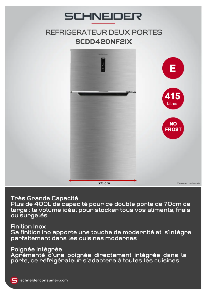 Image de la première page du manuel de l'appareil SCDD420NF2IX