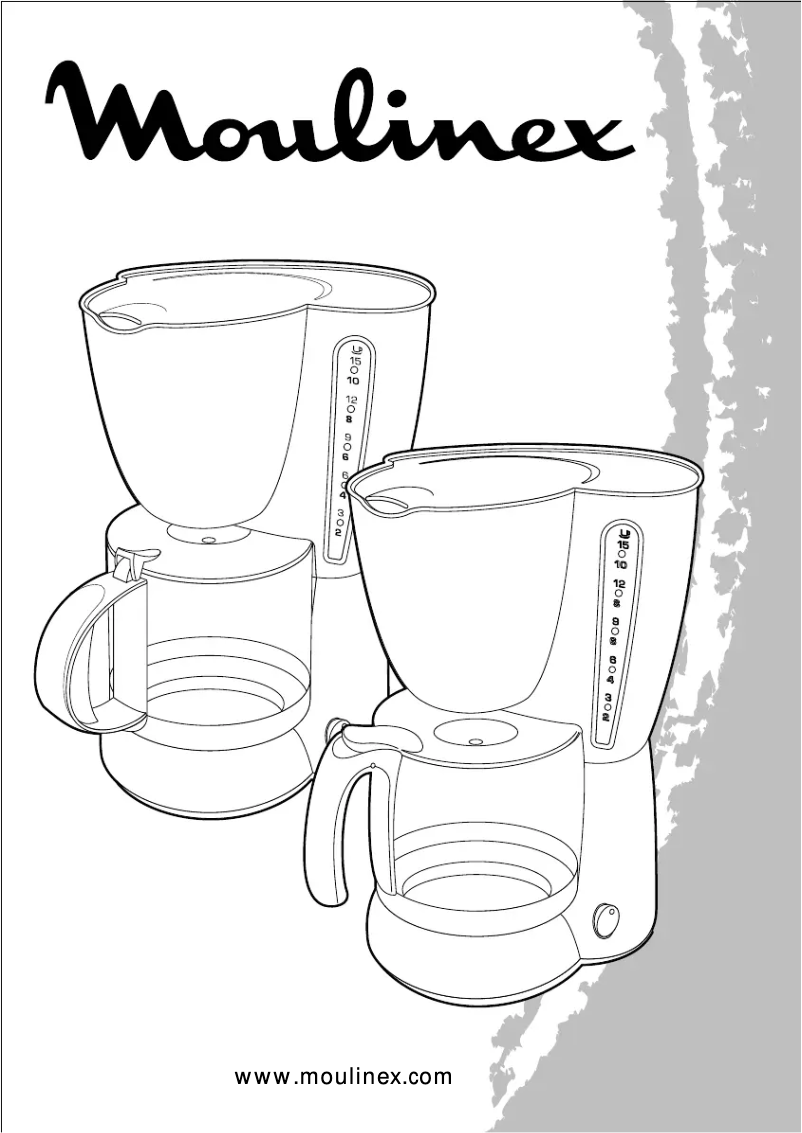 Page 1 de la notice Manuel utilisateur Moulinex Divinys BCB3