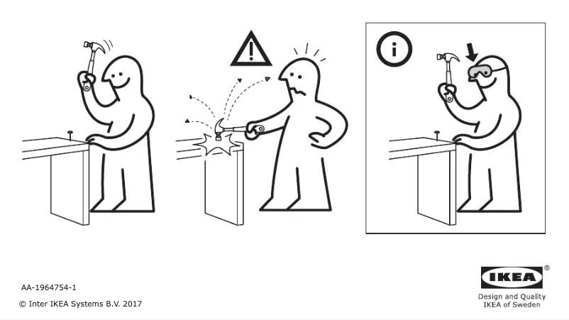 Page 1 de la notice Manuel utilisateur Ikea TRIXIG 904.927.86