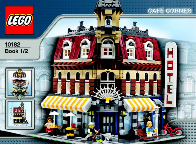 Page 1 de la notice Manuel utilisateur Lego Café Corner