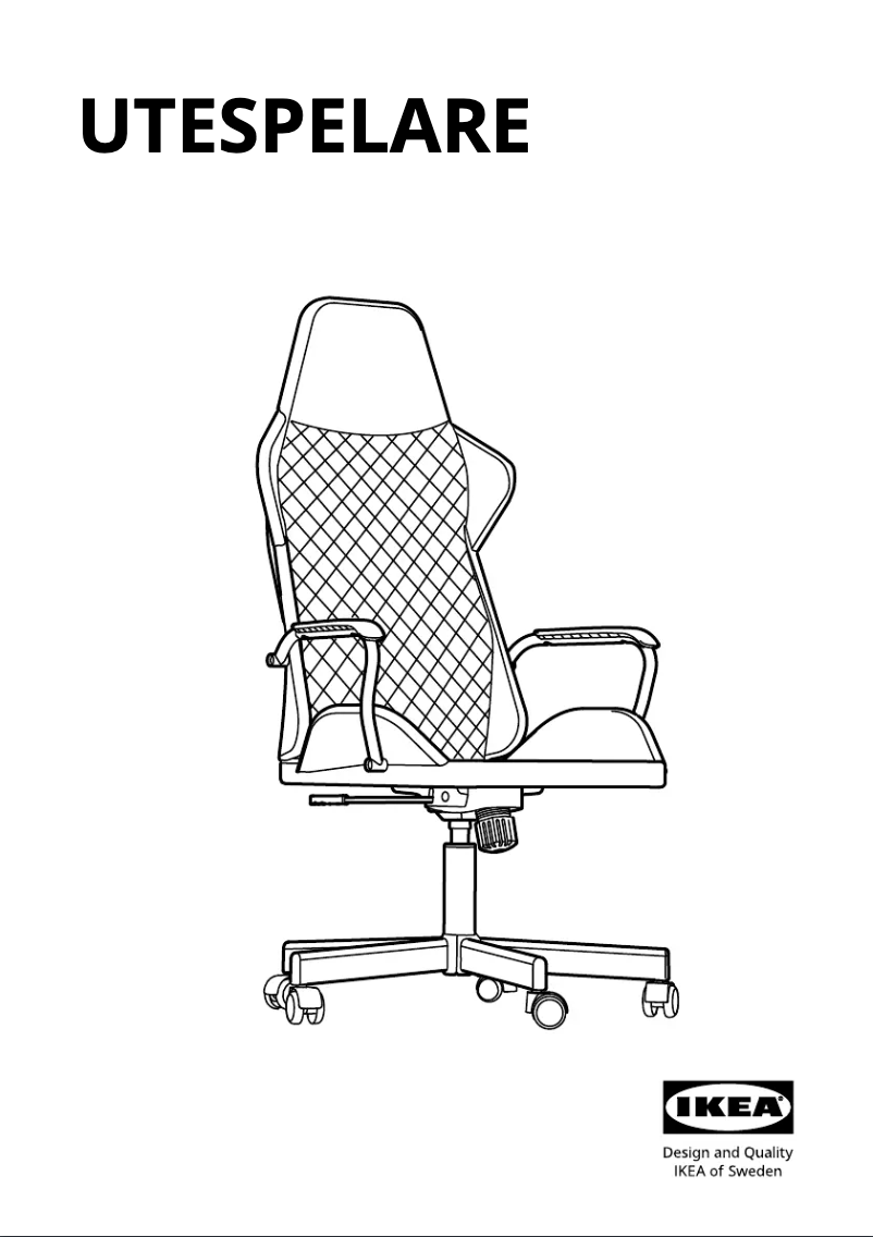 Página 1 del manual Manual de usuario Ikea UTESPELARE 505.076.19