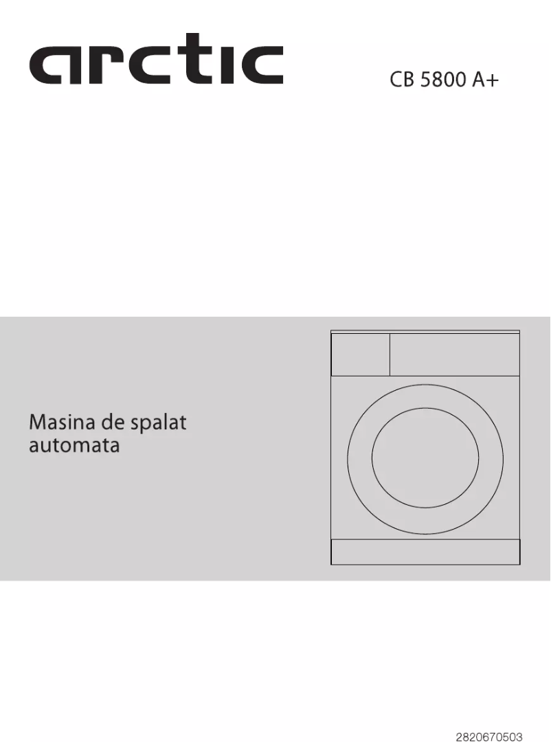 Image de la première page du manuel de l'appareil CB5800A+