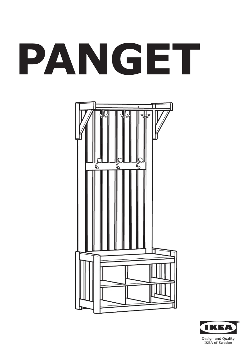 Image de la première page du manuel de l'appareil PANGET 304.741.63