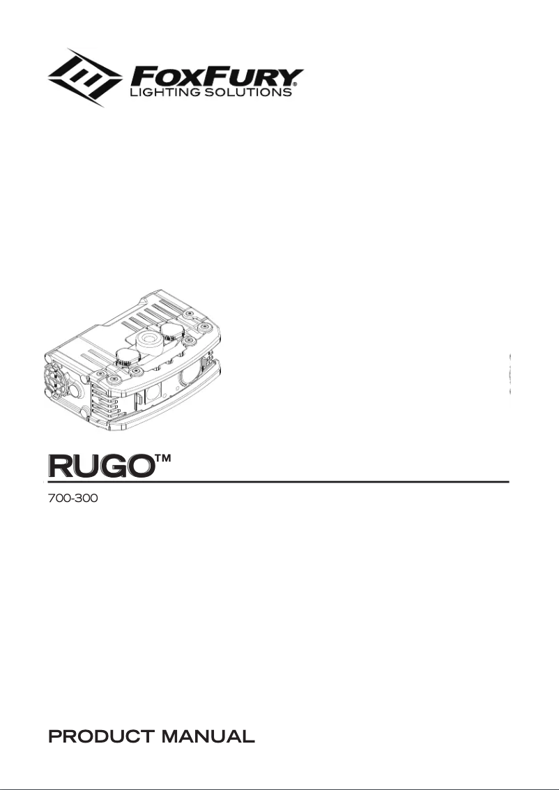 Página 1 del manual Manual de usuario FoxFury Rugo Go Anywhere