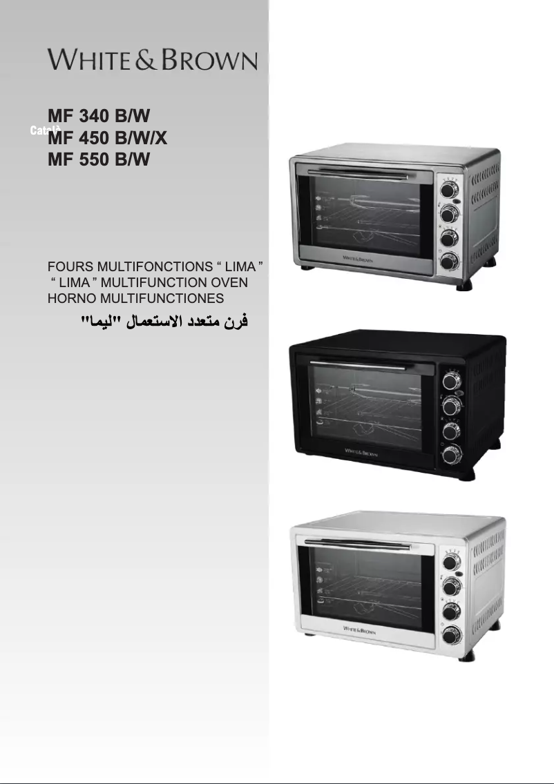 Page n°1 - Manuel utilisateur White And Brown MF450B