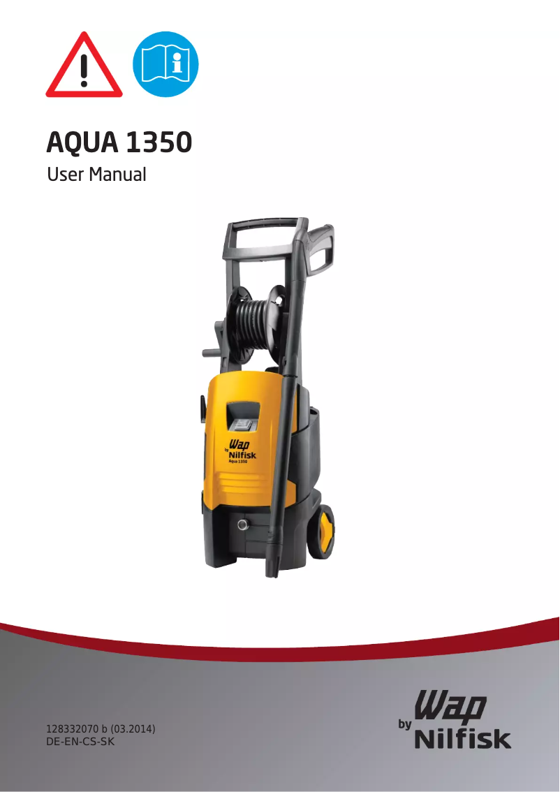 Page n°1 - Manuel utilisateur WAP Aqua 1350