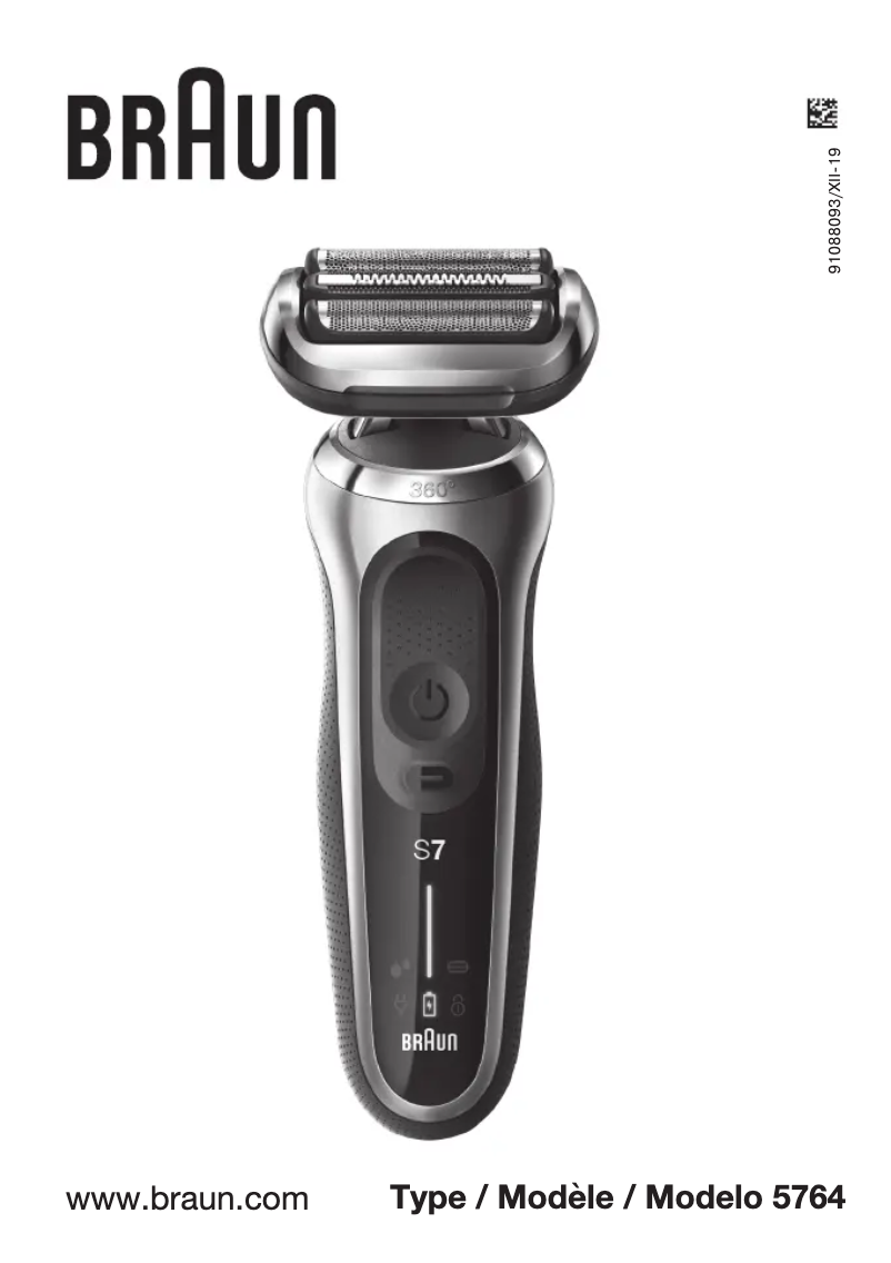 Page 1 de la notice Manuel utilisateur Braun Series 7 71-N1200s