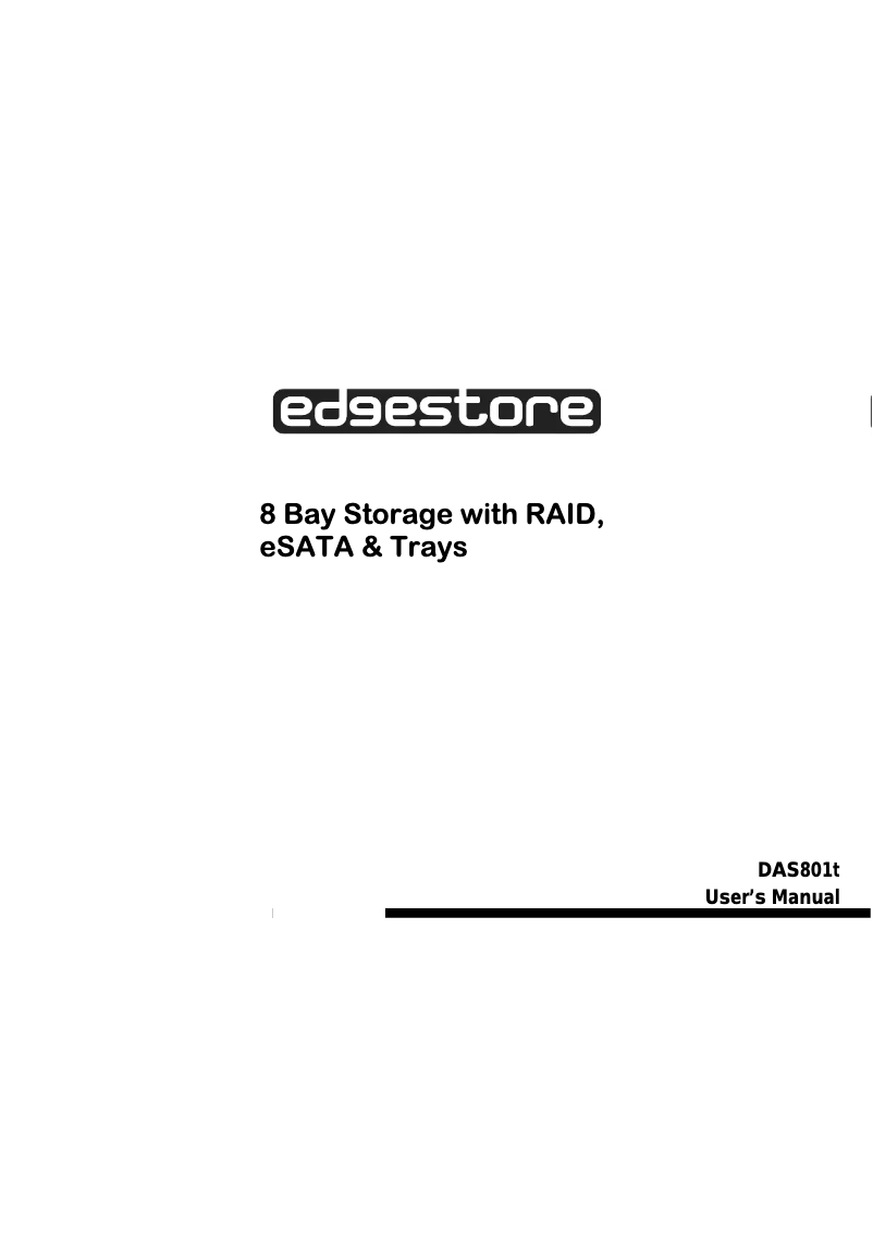 Página 1 del manual Manual de usuario Edge10 DAS801t