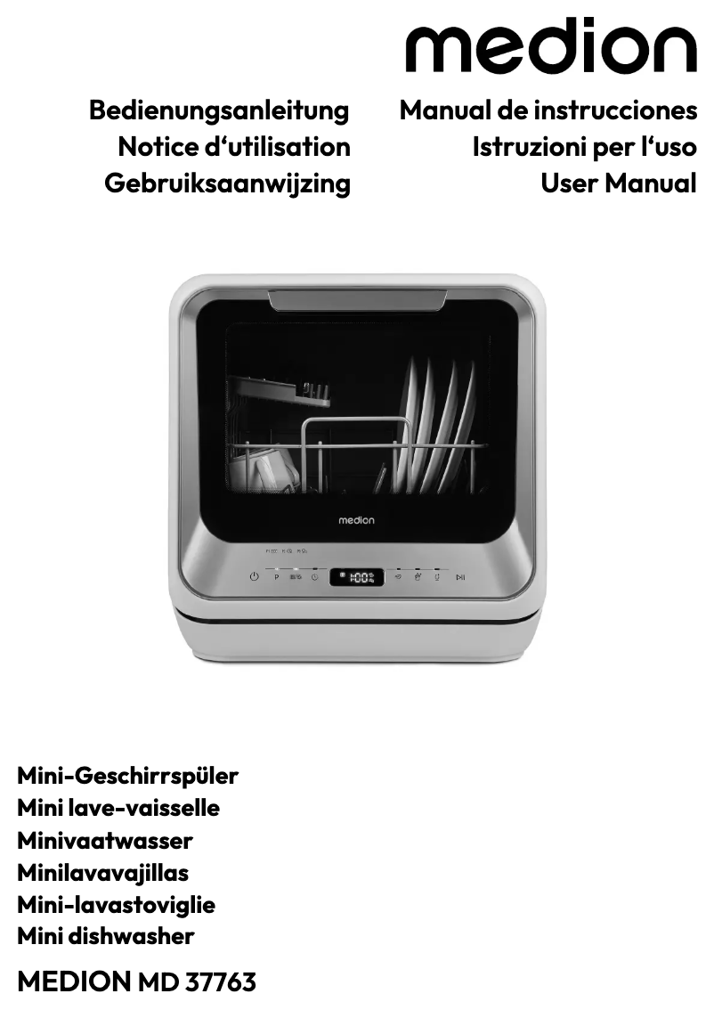 Page 1 de la notice Manuel utilisateur Medion MD 37763