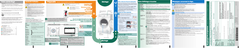 Image de la première page du manuel de l'appareil WT47Y701FG