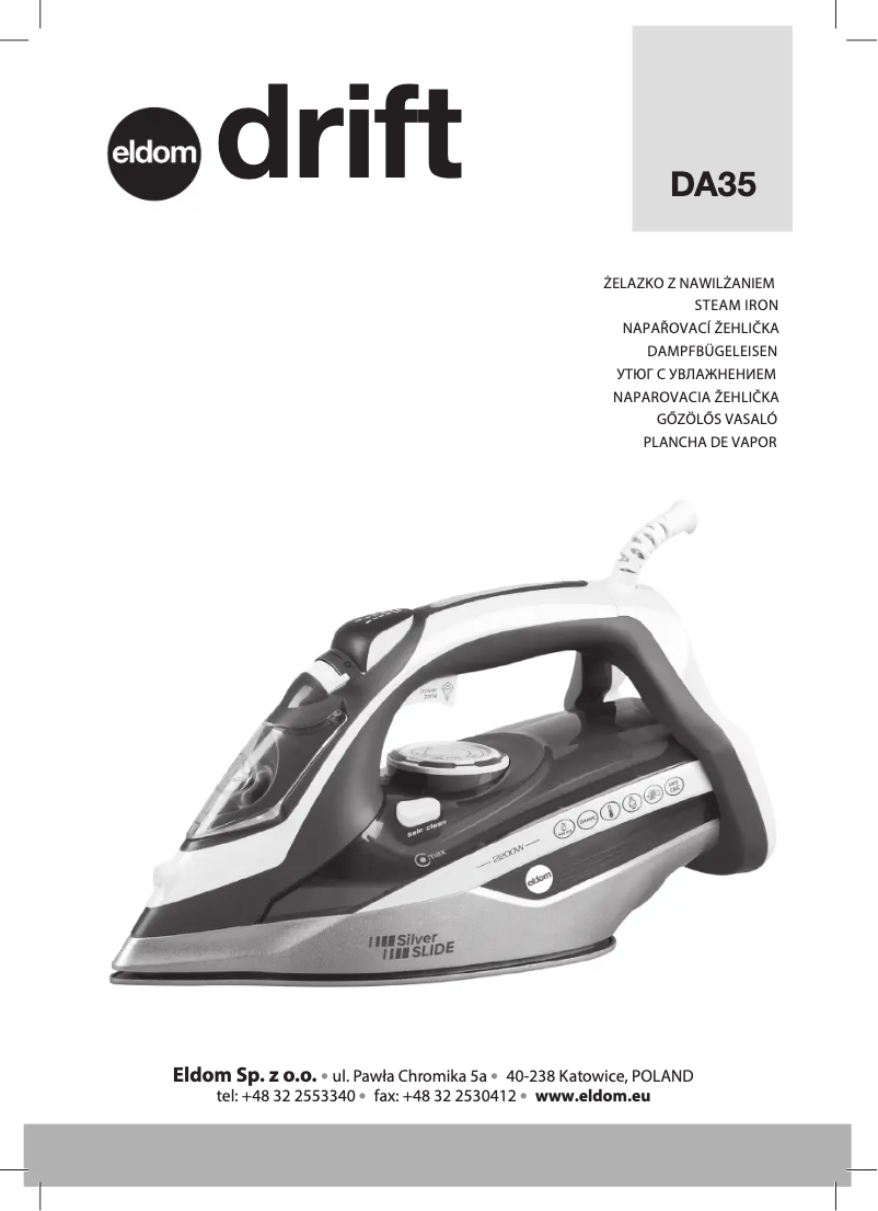 Image de la première page du manuel de l'appareil Drift DA35