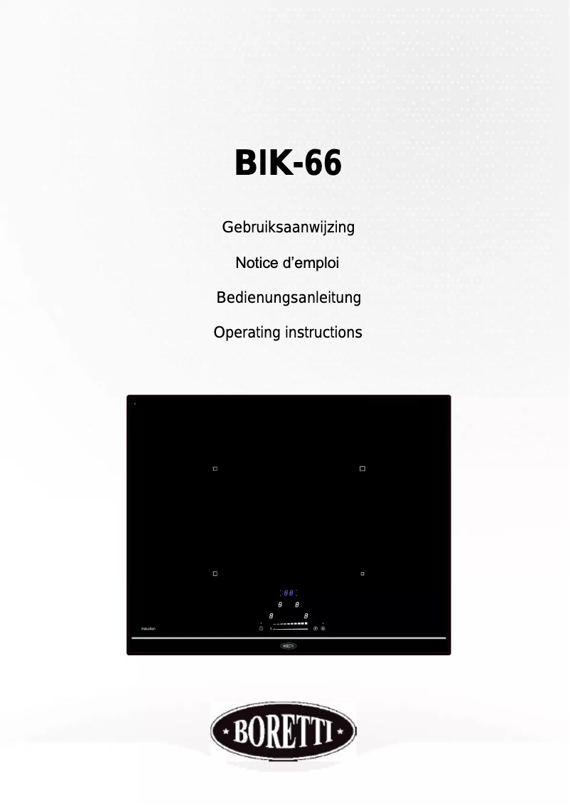 Image de la première page du manuel de l'appareil BIK-66