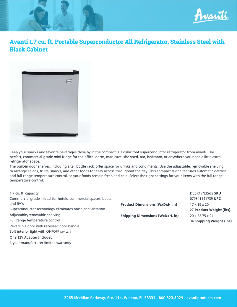 Image de la première page du manuel de l'appareil DCSR17N3S-IS