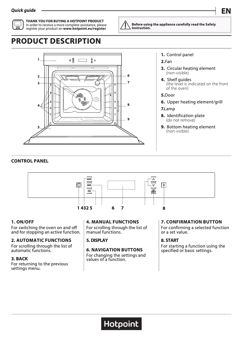 Image de la première page du manuel de l'appareil SI6 874 SP IX