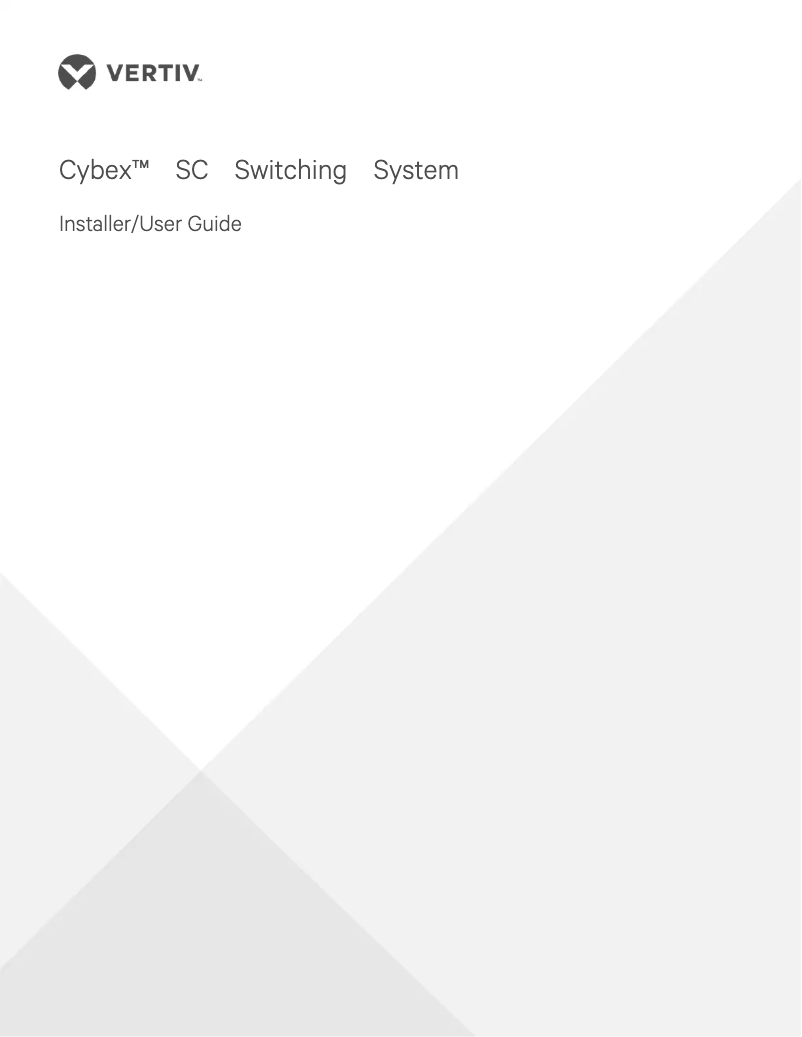 Page n°1 - Manuel utilisateur Avocent Cybex SC 940DP