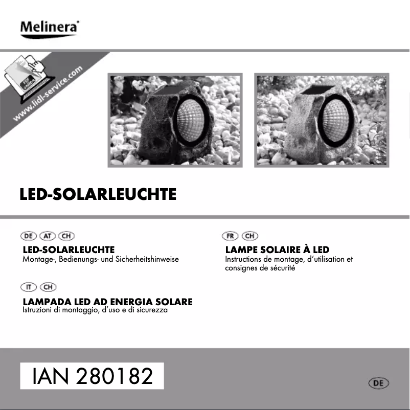 Image de la première page du manuel de l'appareil IAN 280182