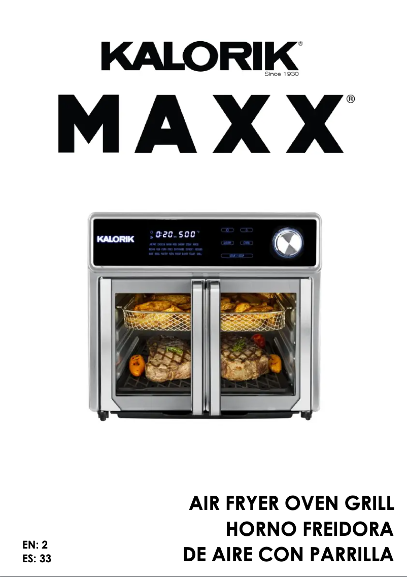 Imagen de la primera página del manual del dispositivo MAXX AFO 47631 SS2