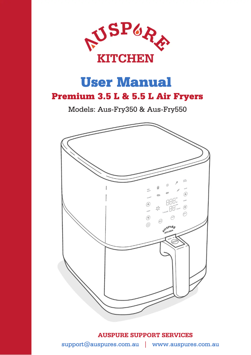 Page n°1 - Manuel utilisateur Auspure Aus-Fry350