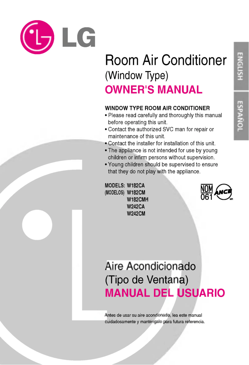 Page 1 de la notice Manuel utilisateur LG NWC183MBMM2