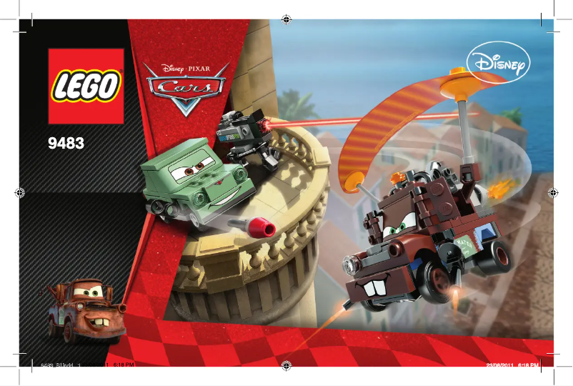 Page n°1 - Manuel utilisateur Lego Cars 9483
