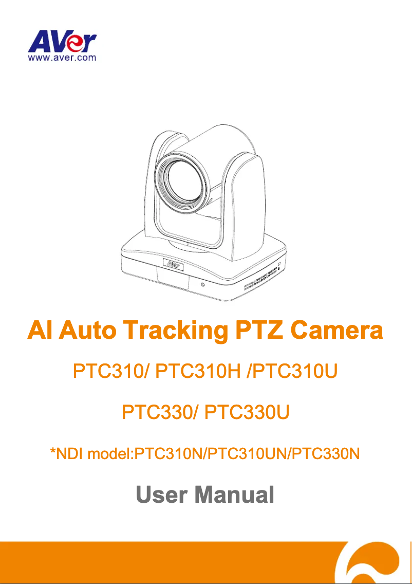 Page 1 de la notice Manuel utilisateur AVer PTC310U