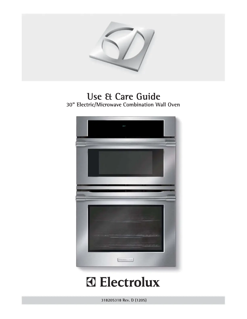 Page n°1 - Manuel utilisateur Electrolux E30MC75JSS