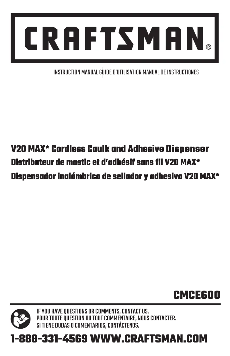 Image de la première page du manuel de l'appareil CMCE600